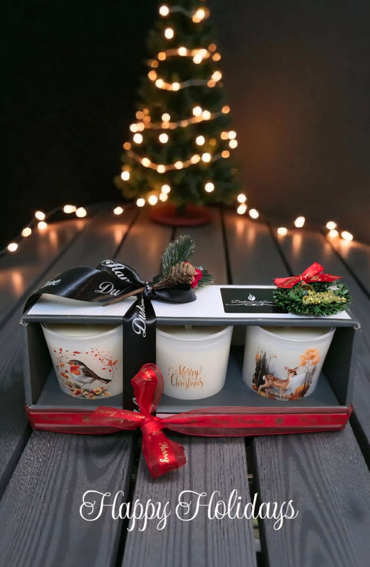 White Christmas Soy Candle Gift Sets