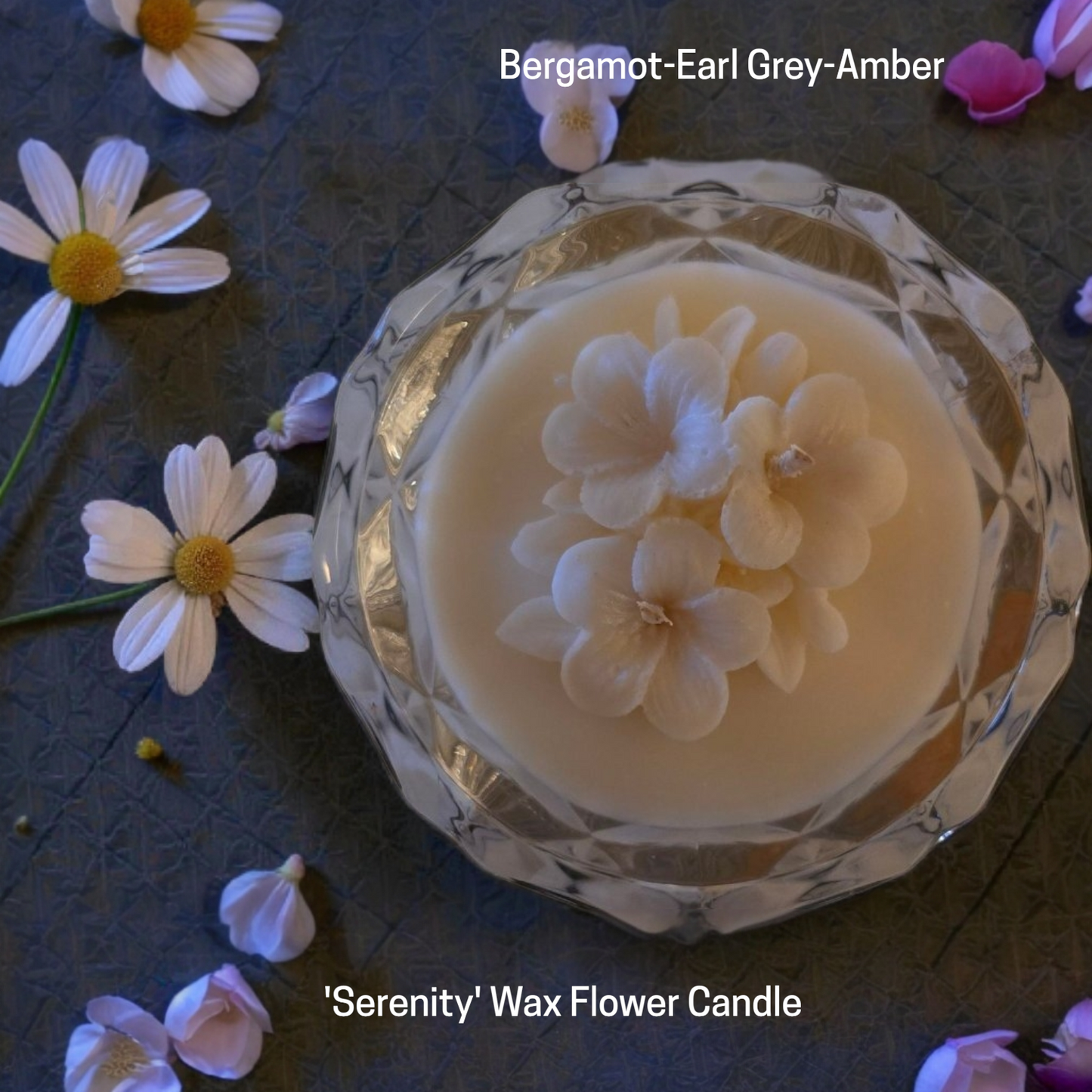 Wax Flower Candle | Spa Range