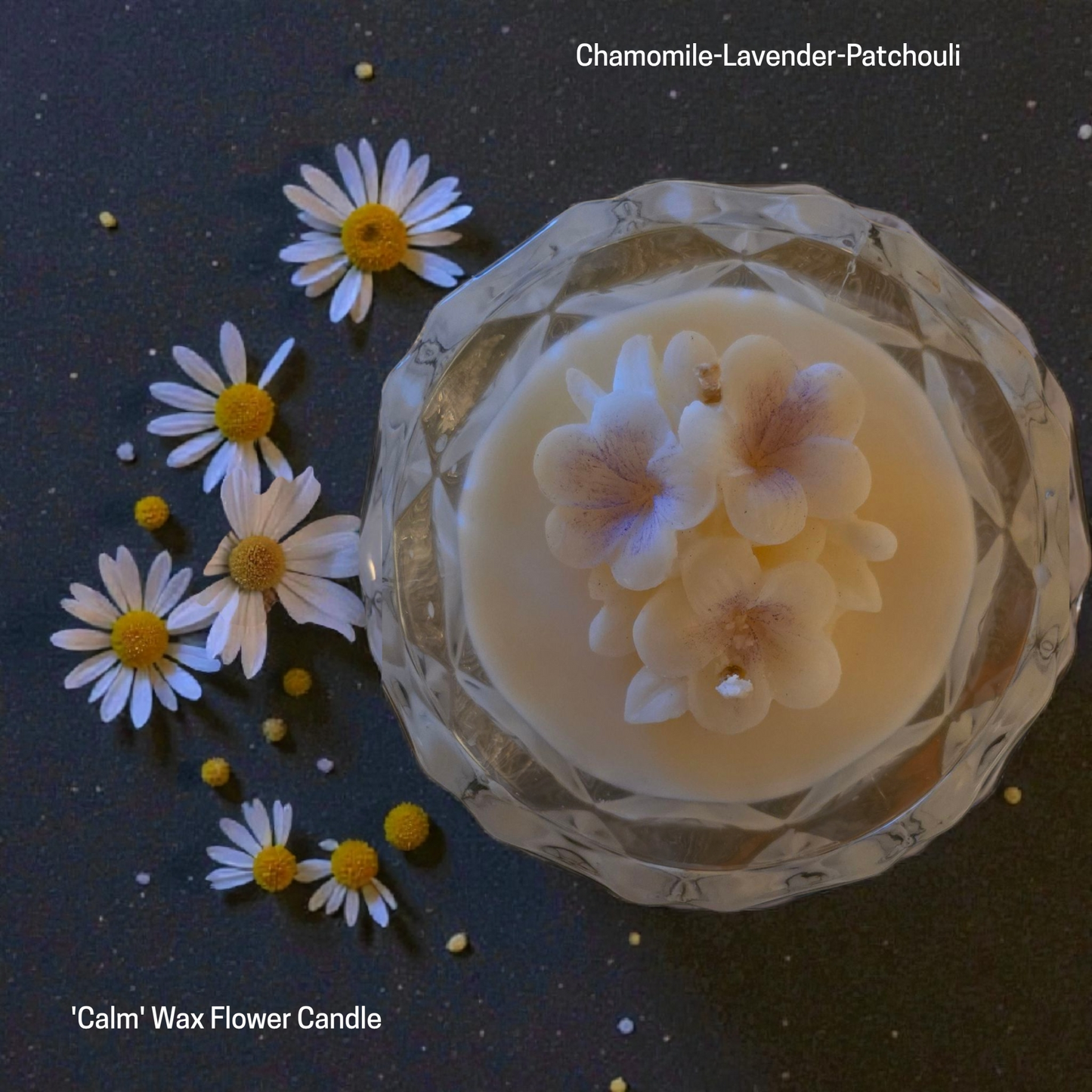 Wax Flower Candle | Spa Range